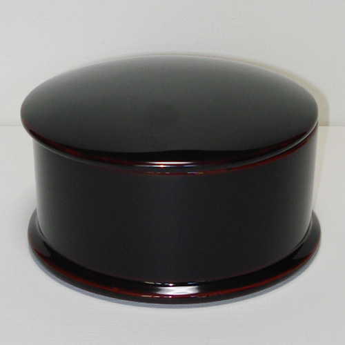母のお茶道具 輪島塗 盆付き蓋付菓子箱 盆サイズ220mm