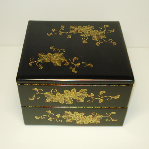 791 明治二十九年 沈金重箱 金蒔絵 4重 高級 時代物 791 明治二十九年