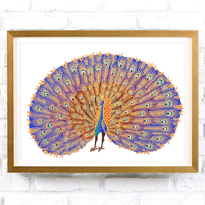 絵画・額縁・版画・志摩欣哉・シルクスクリーン・朱不二・美術品