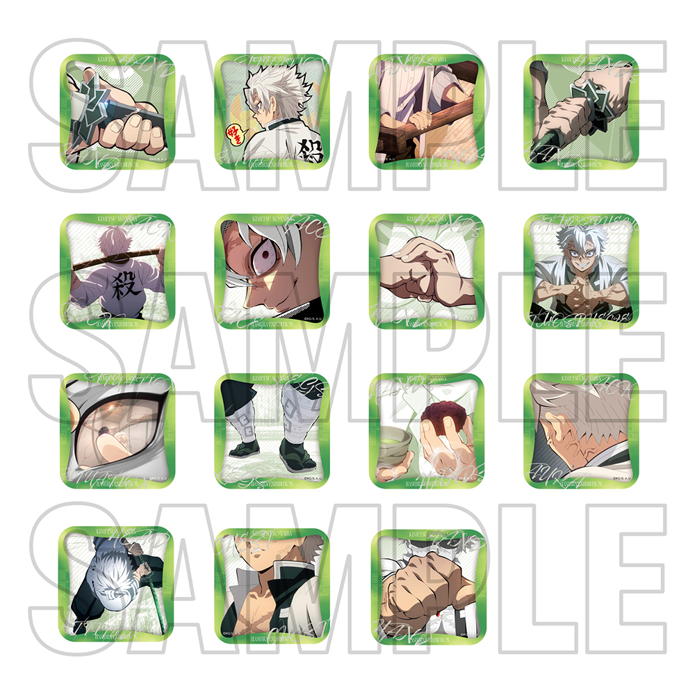 鬼滅の刃 柱展 マット缶バッジ 冨岡義勇 鬼滅の刃 冨岡