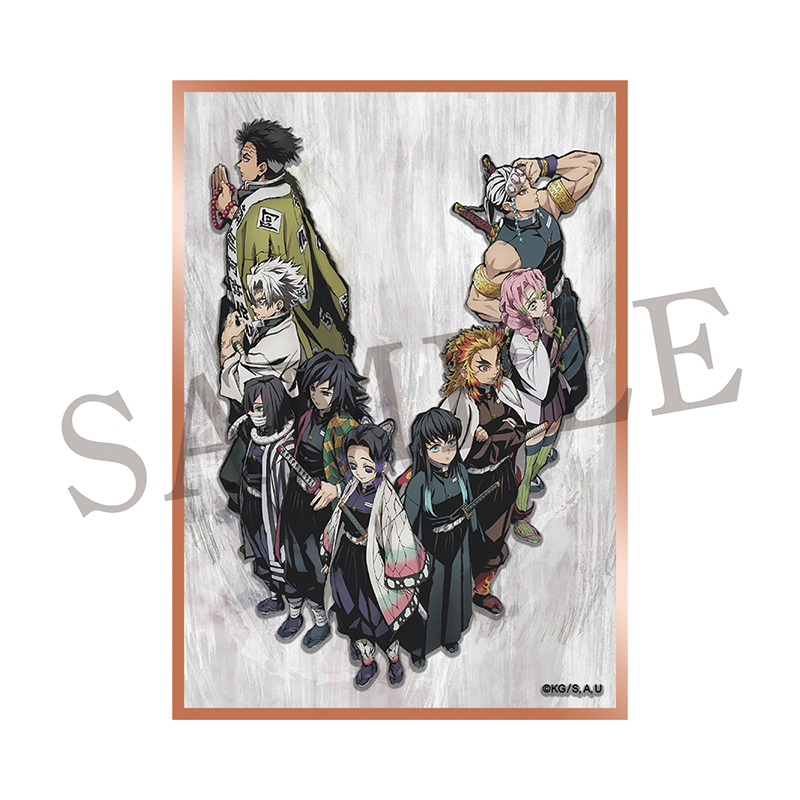 鬼滅の刃 アクリル色紙 A6 SMASH OP 集合 鬼滅の刃 アクリル色紙 A6