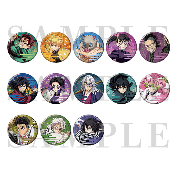 鬼滅の刃 ランダム缶バッジ 冨岡義勇 無限城 映画 劇場版 猗窩座 童磨