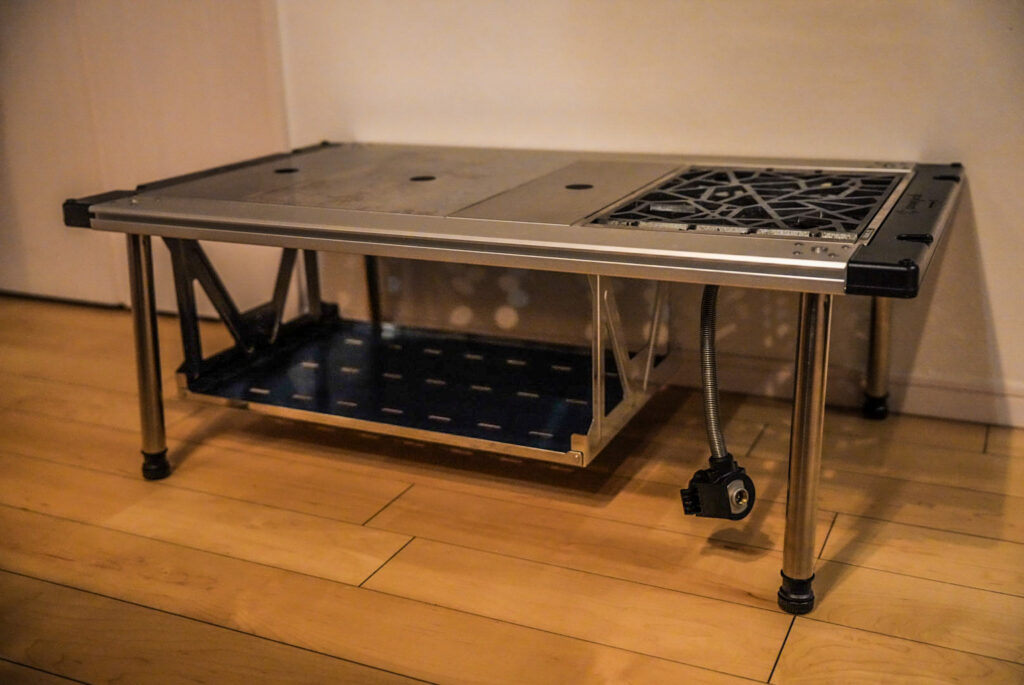 IGTハンギングラックフレーム 2段セット ＋ メッシュトレー 2unit 浅型