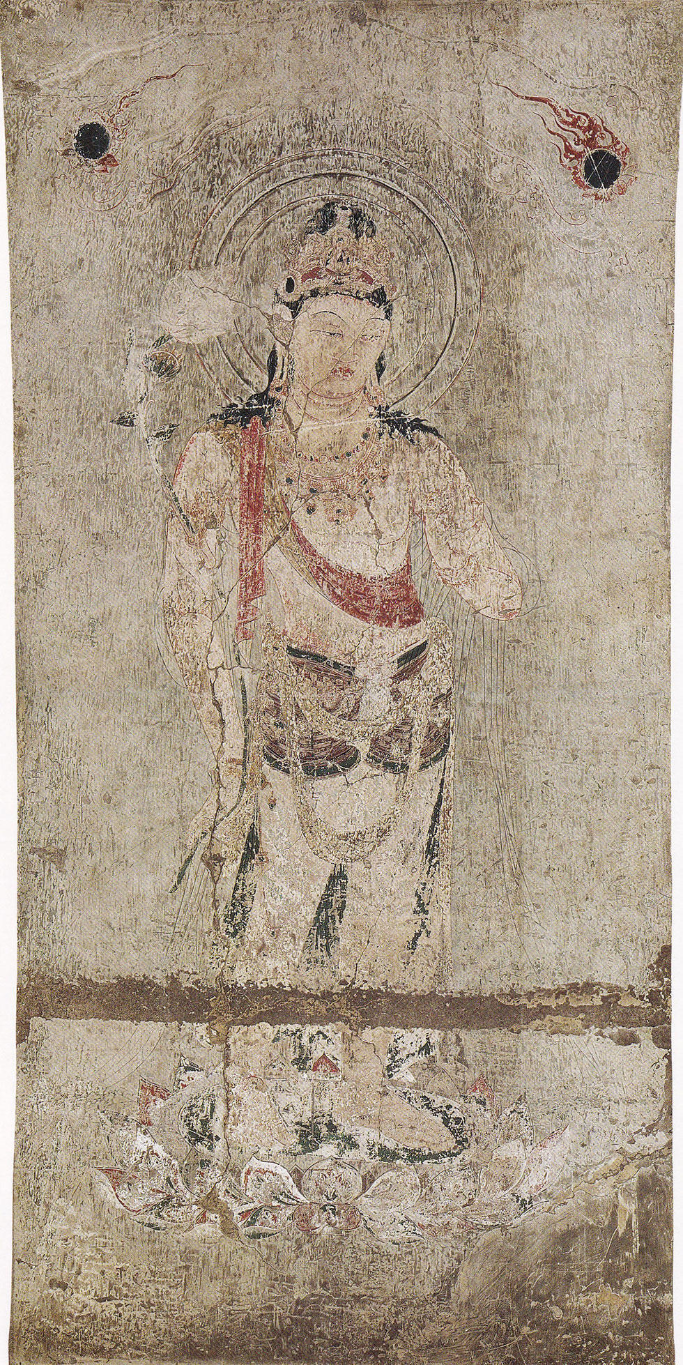 丸井金猊 - KINGEI MARUI｜第3号壁 観音菩薩像 - 平山郁夫（前田班）