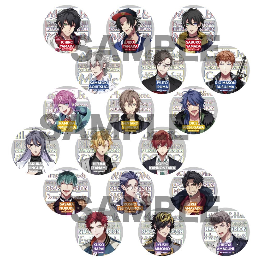 飴村乱数 HYPED-UP 02 缶バッジ 30点｜ヒプノシスマイク☆缶バッジ