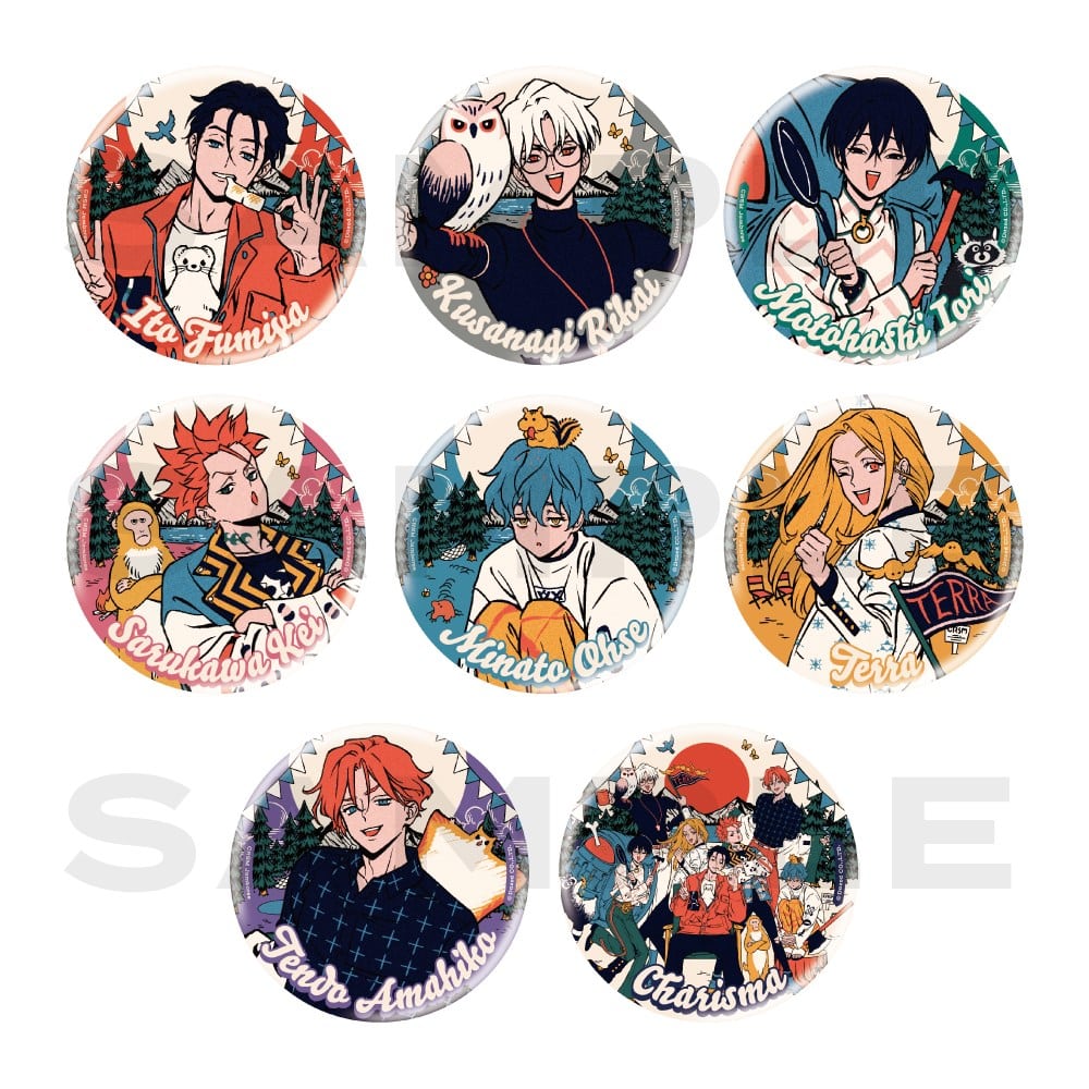 カリスマ 缶バッジ カリスマワールド テラ 4枚セット カリスマ 缶バッジ カリスマワールド テラ 4枚セット カリスマ 缶