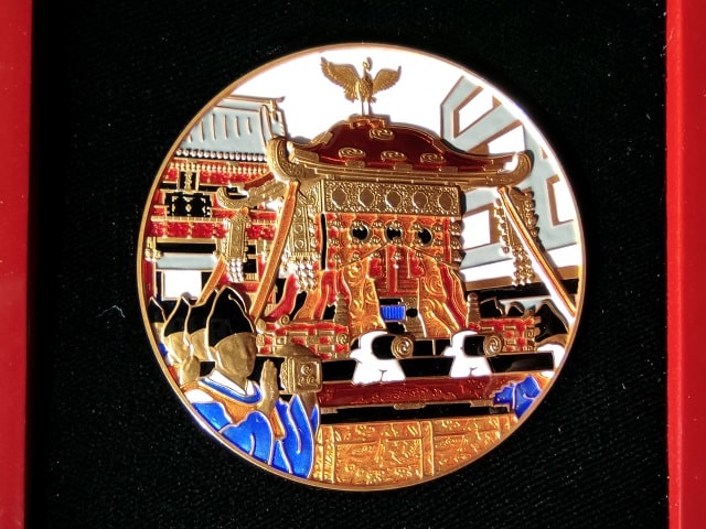 造幣局 七宝章牌 神田祭の紹介（2013） | 金銀砂子・造幣局の金属工芸