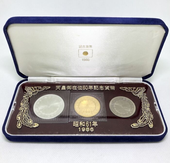 天皇御在位60年記念貨幣 昭和61年 – キングラム