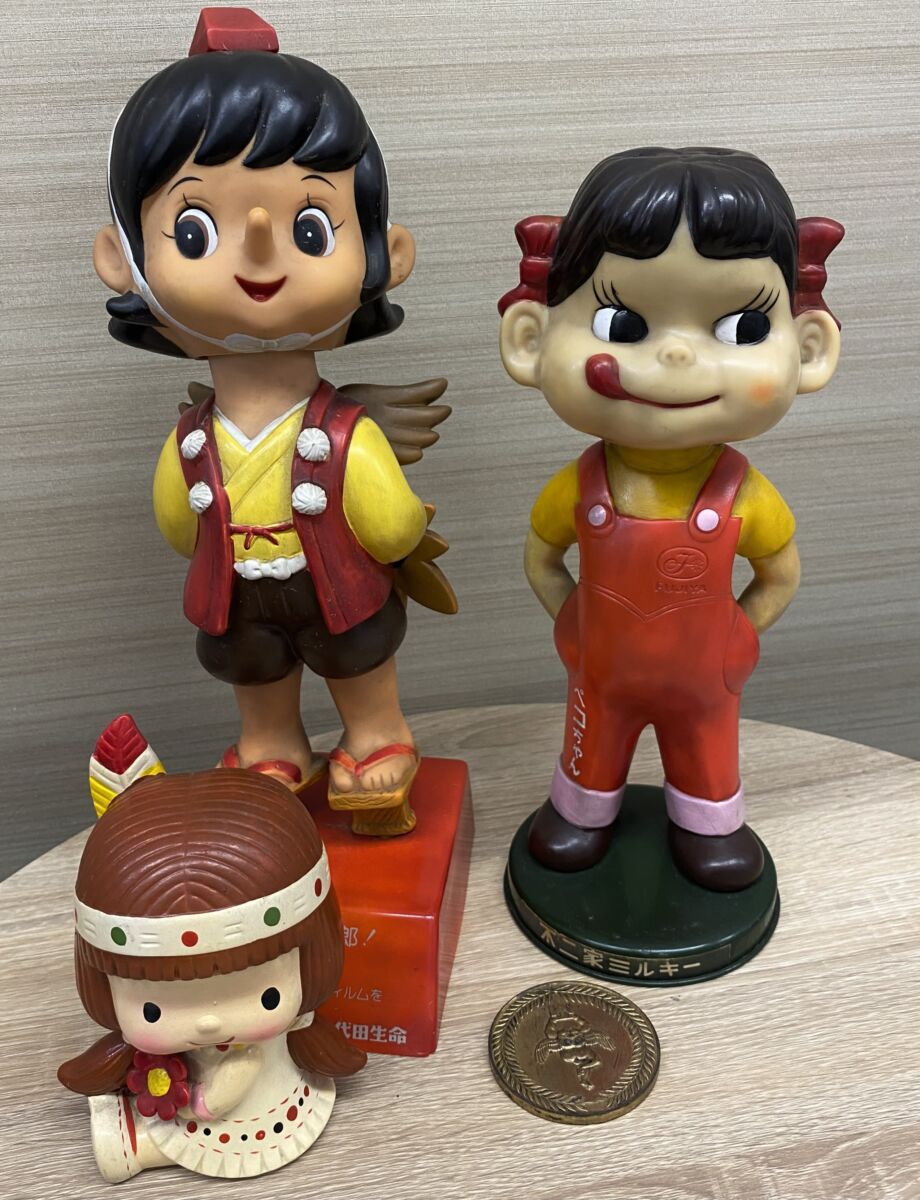 ペコちゃんフィギュア 未開封 時計 オルゴール まとめ売り 年明け