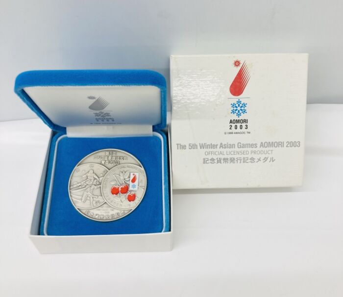 第5回アジア冬季競技大会 青森 記念 純銀 メダル – キングラム