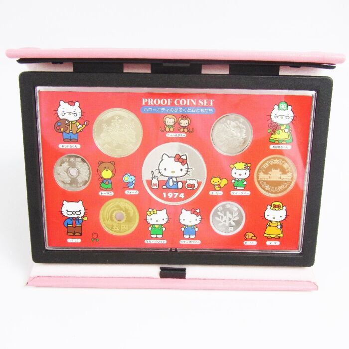 ハローキティ2004プルーフ貨幣セット ミッキーマウス2003プルーフ貨幣