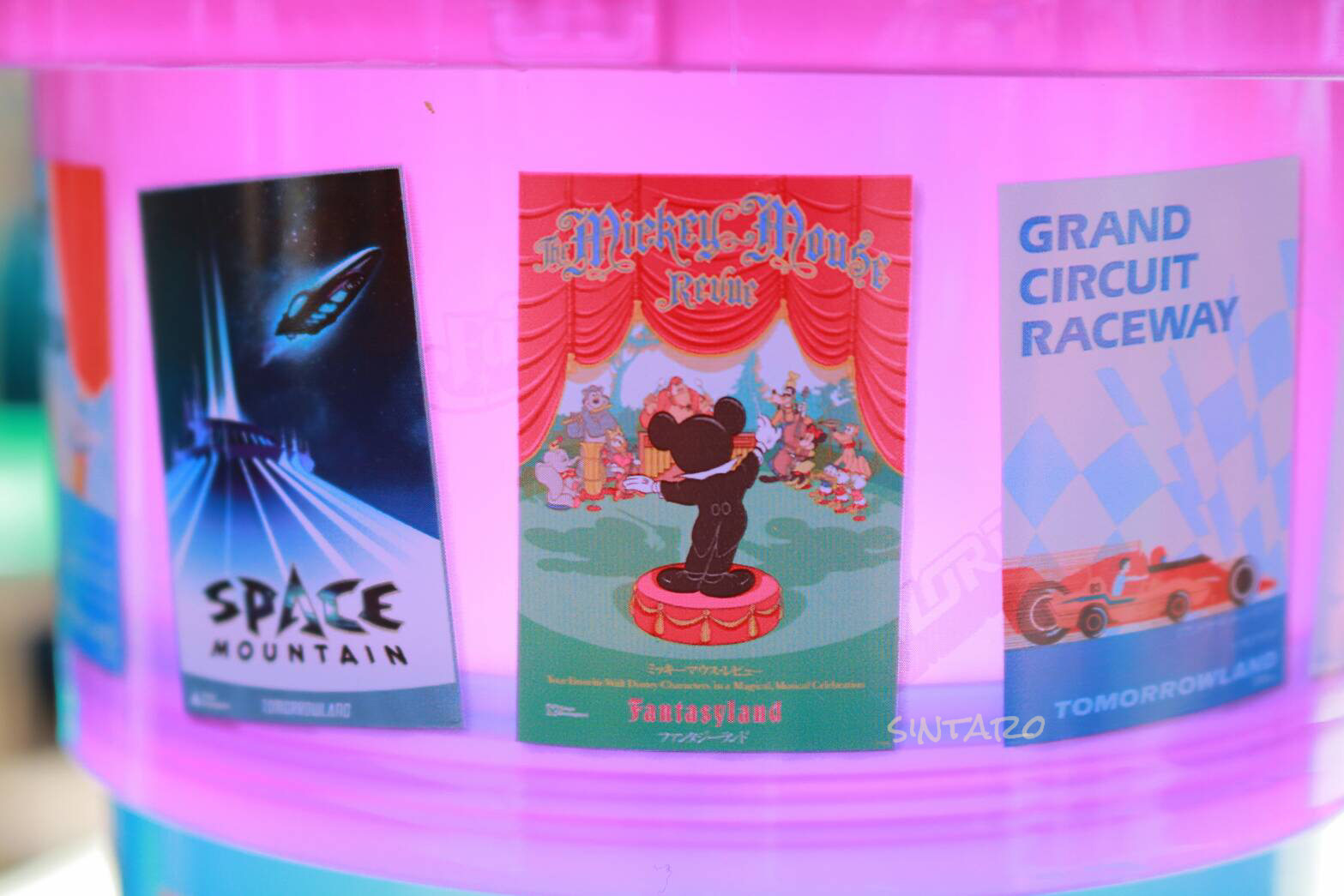 ディズニー35周年 ヒストリー柄 ポップコーンケース 東京ディズニー