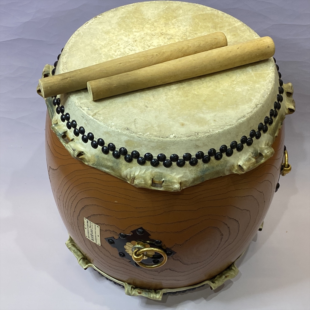 ◇特大 1尺6寸 和太鼓 長胴太鼓 胴高45cm 和楽器