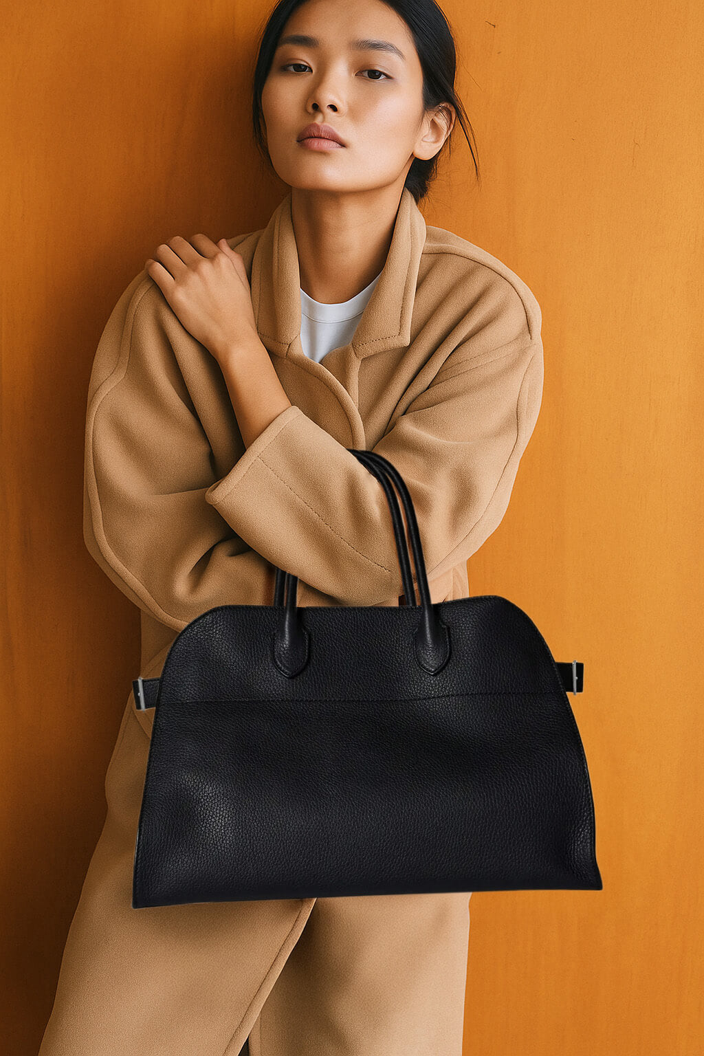 The Row Soft Margaux 15 Bag in Leather – Kinship JP