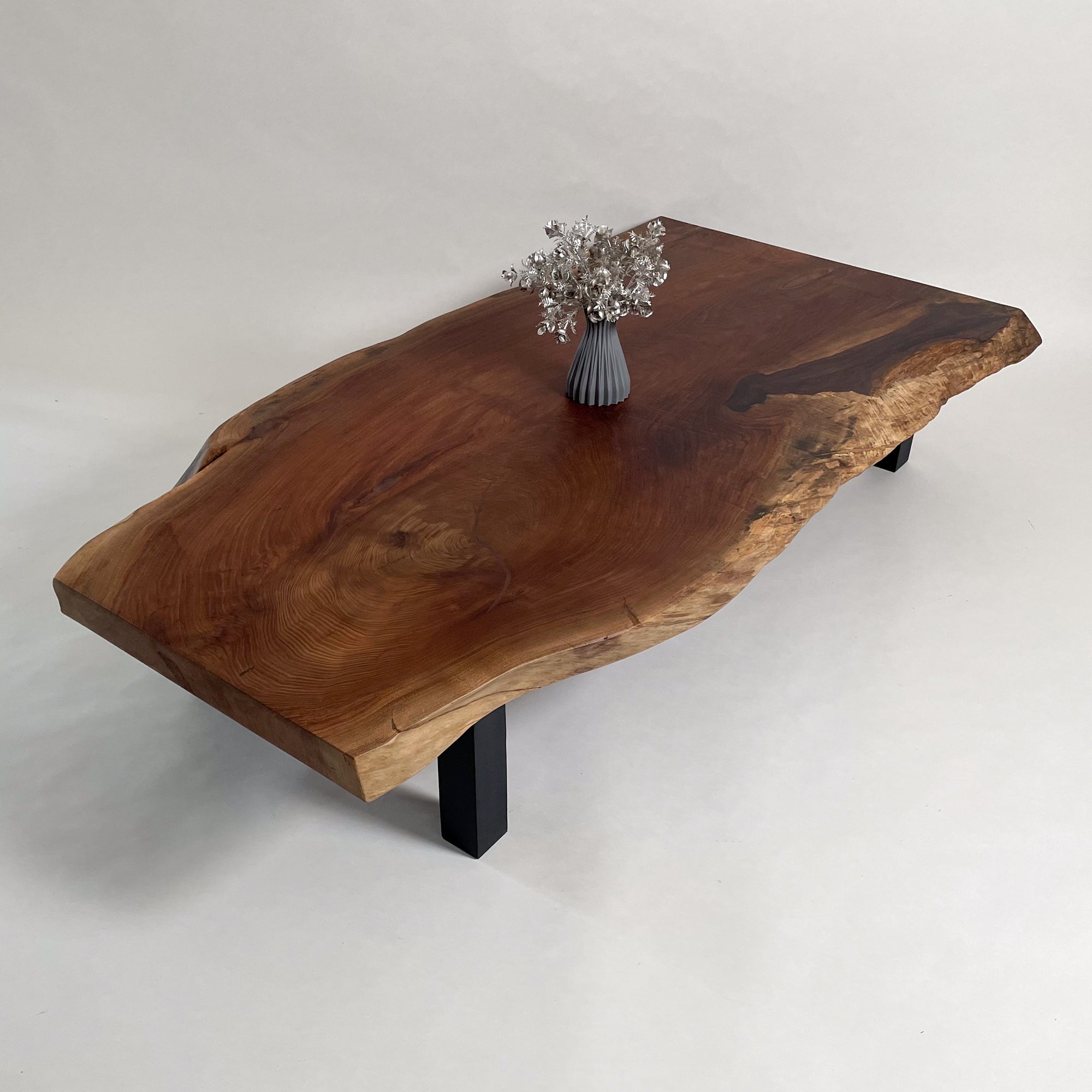 KIDOMEIMOKU ウォールナット一枚板リビングテーブル｜190cm(6人掛け