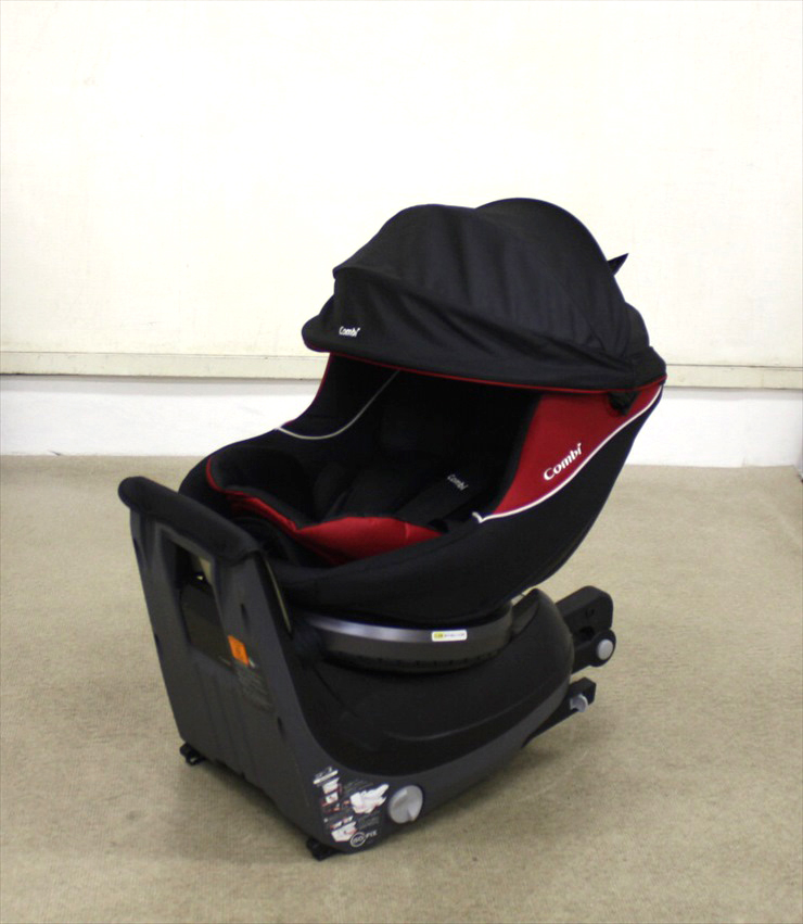 美品 コンビ クルムーヴ ISOFIX エッグショック PJ ブラック