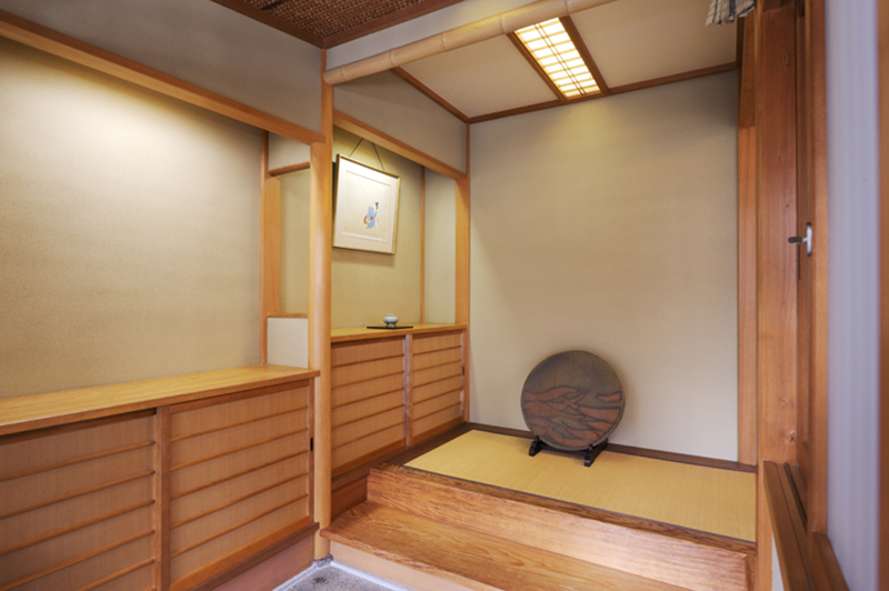 欄間、引戸、網代天井