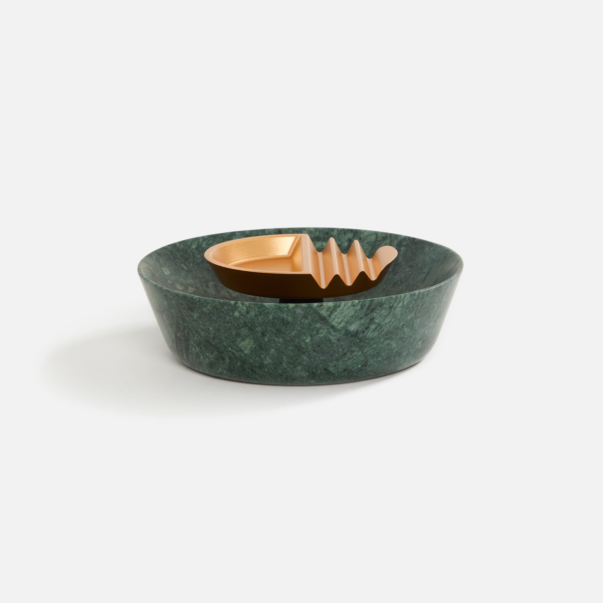 Houseplant Ridge Ashtray - Green / Gold – Kith