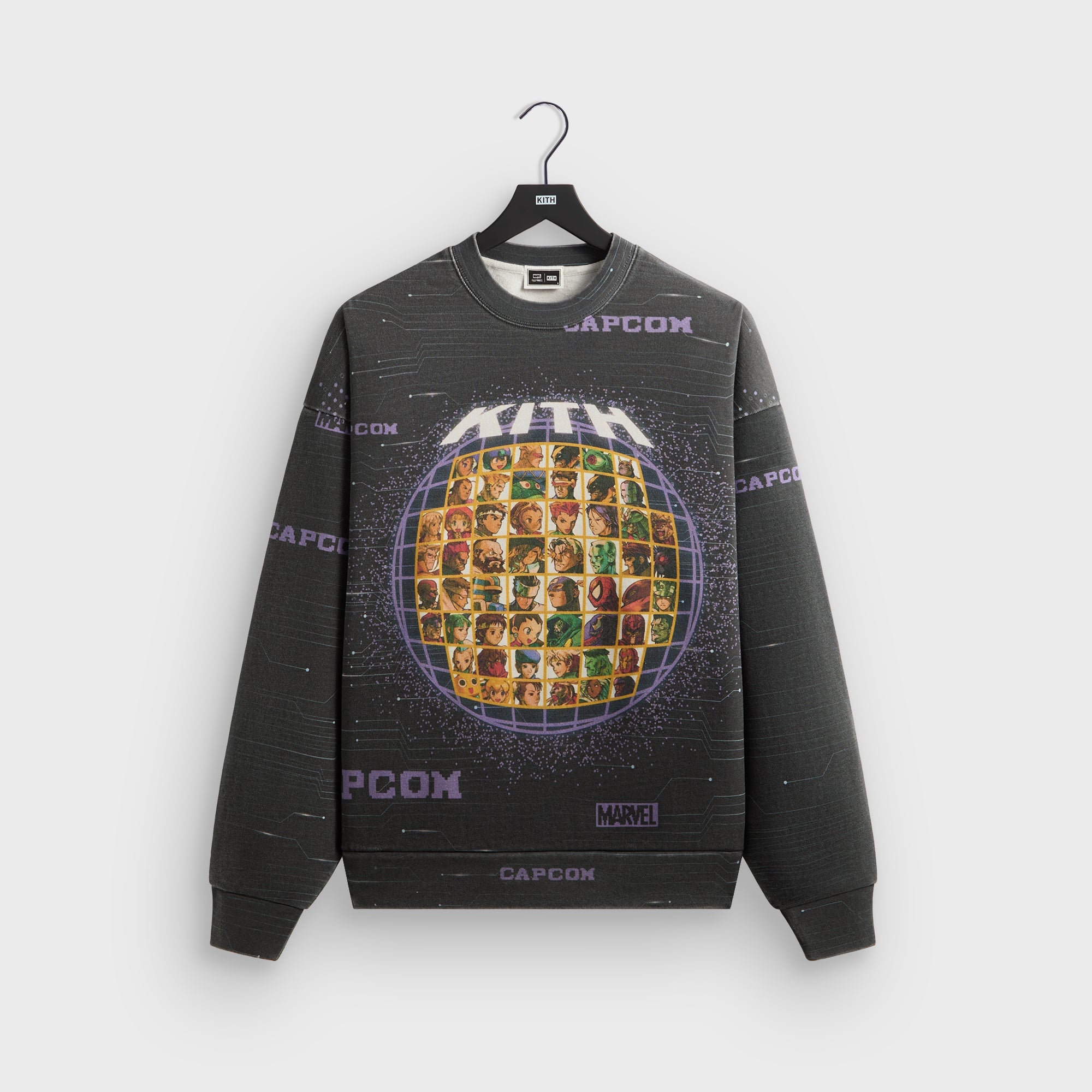 Marvel vs. Capcom | Kith Character Select Vintage Nelson Crewneck - Bl