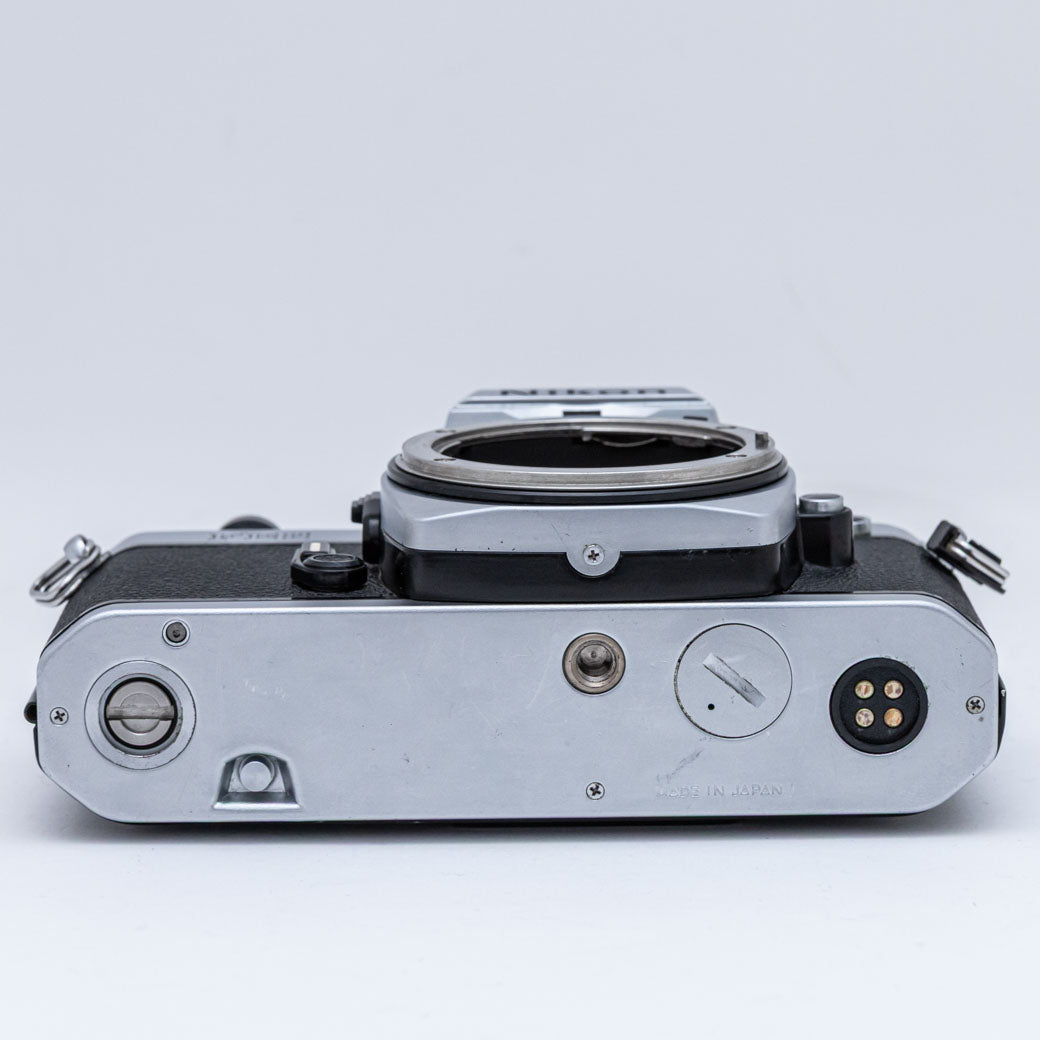 ☆実用上美品☆ニコン Nikon FE2 シルバー Nikon E 35mm F2.5 広角