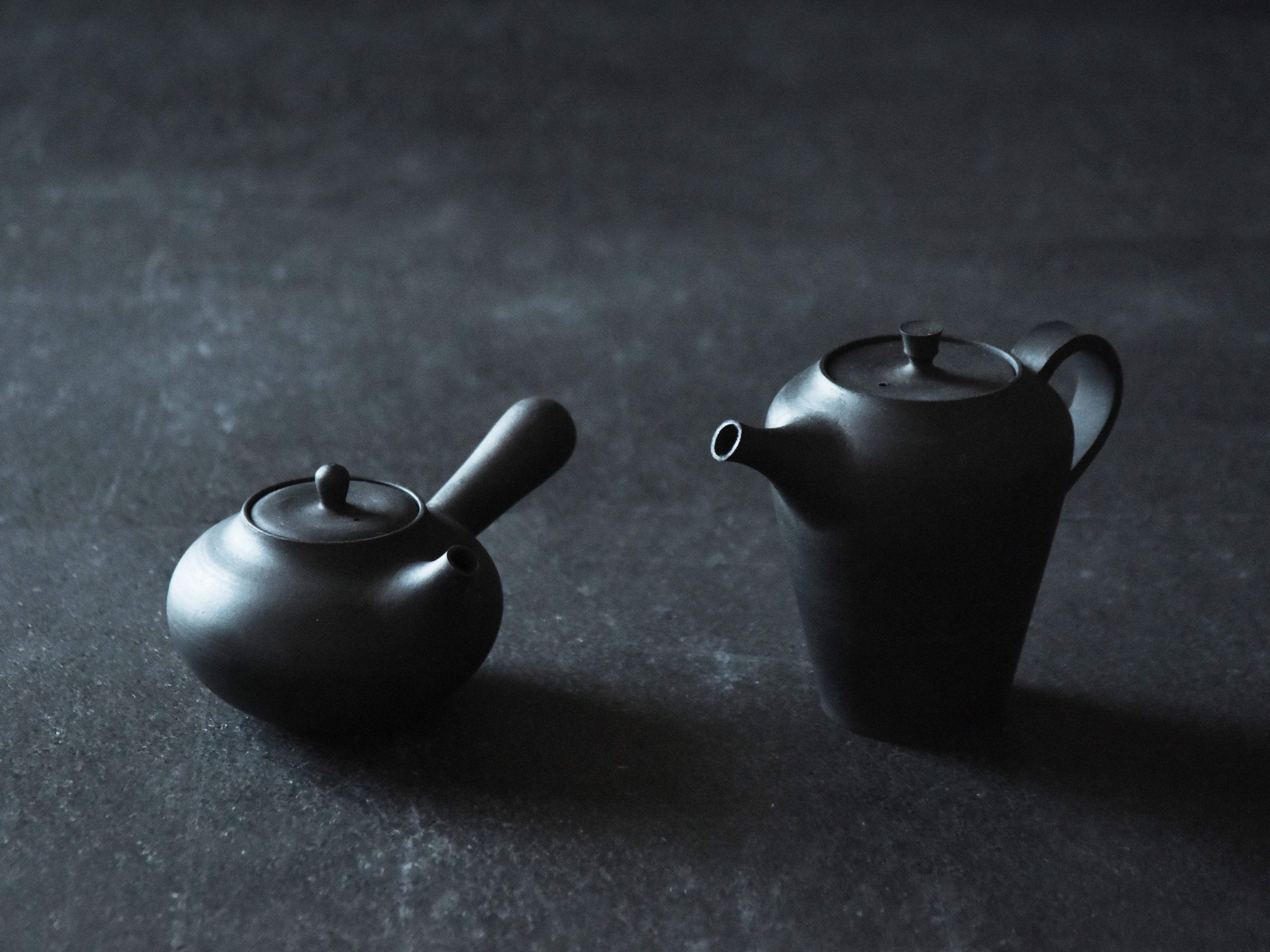 笠間の陶芸家、黒田 隆さん作の急須