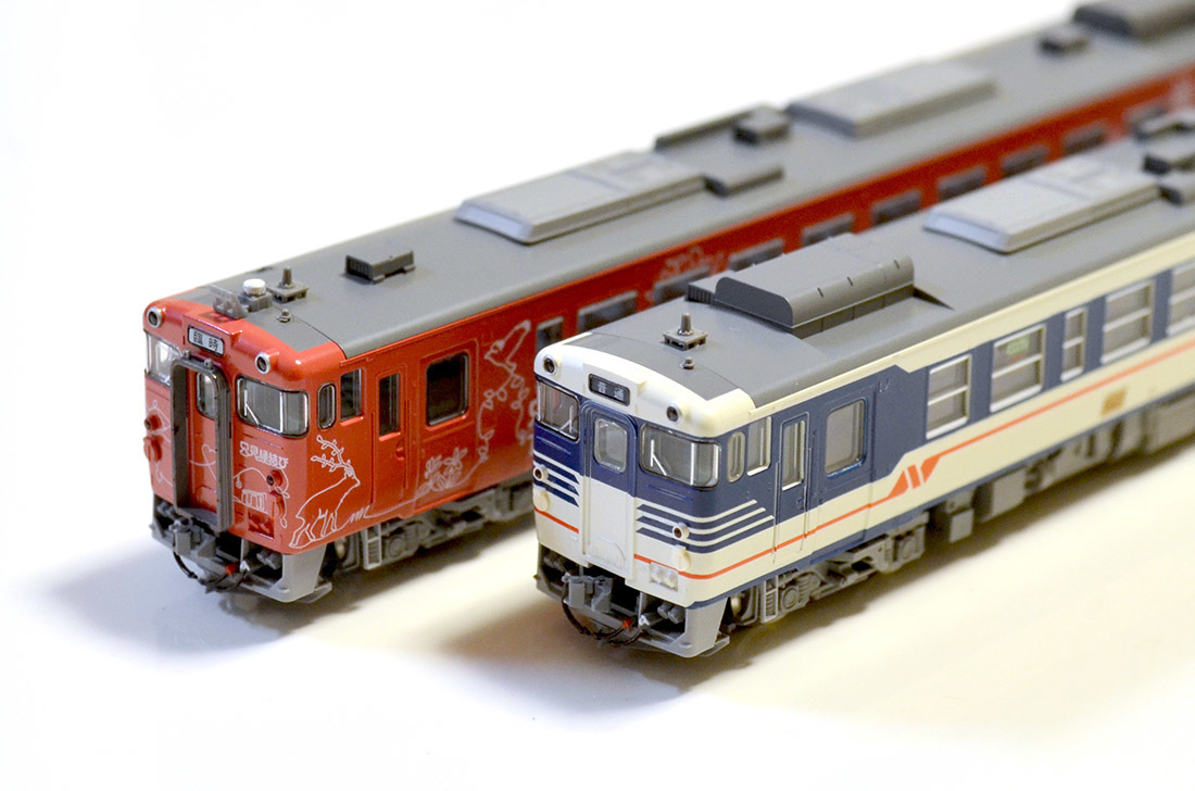 TOMIX製 キハ40（新潟色・青）＋キハ48（只見線縁結び）セットを買って