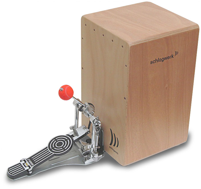 K.M.Kから新登場。カホンにペダルをカンタン装着できるアダプター発売