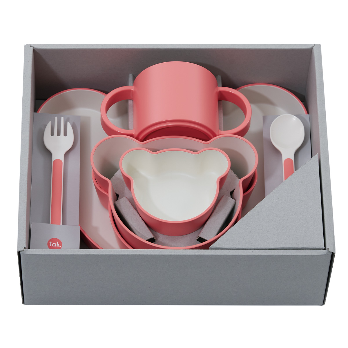 tak｜キッズディッシュ ギフトボックス ベア ラッキーセブン | KONCENT