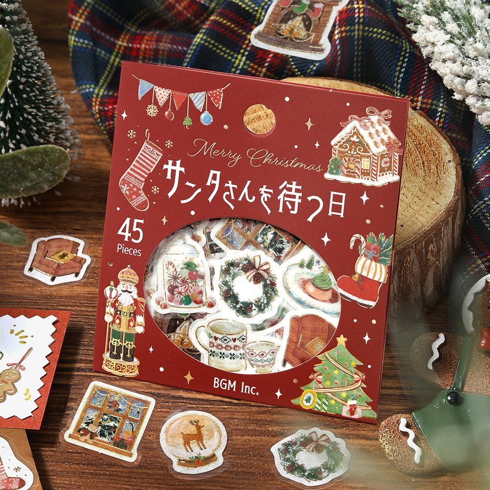 BGM 2025クリスマス限定 箔押しフレークシール シリーズ | 通販