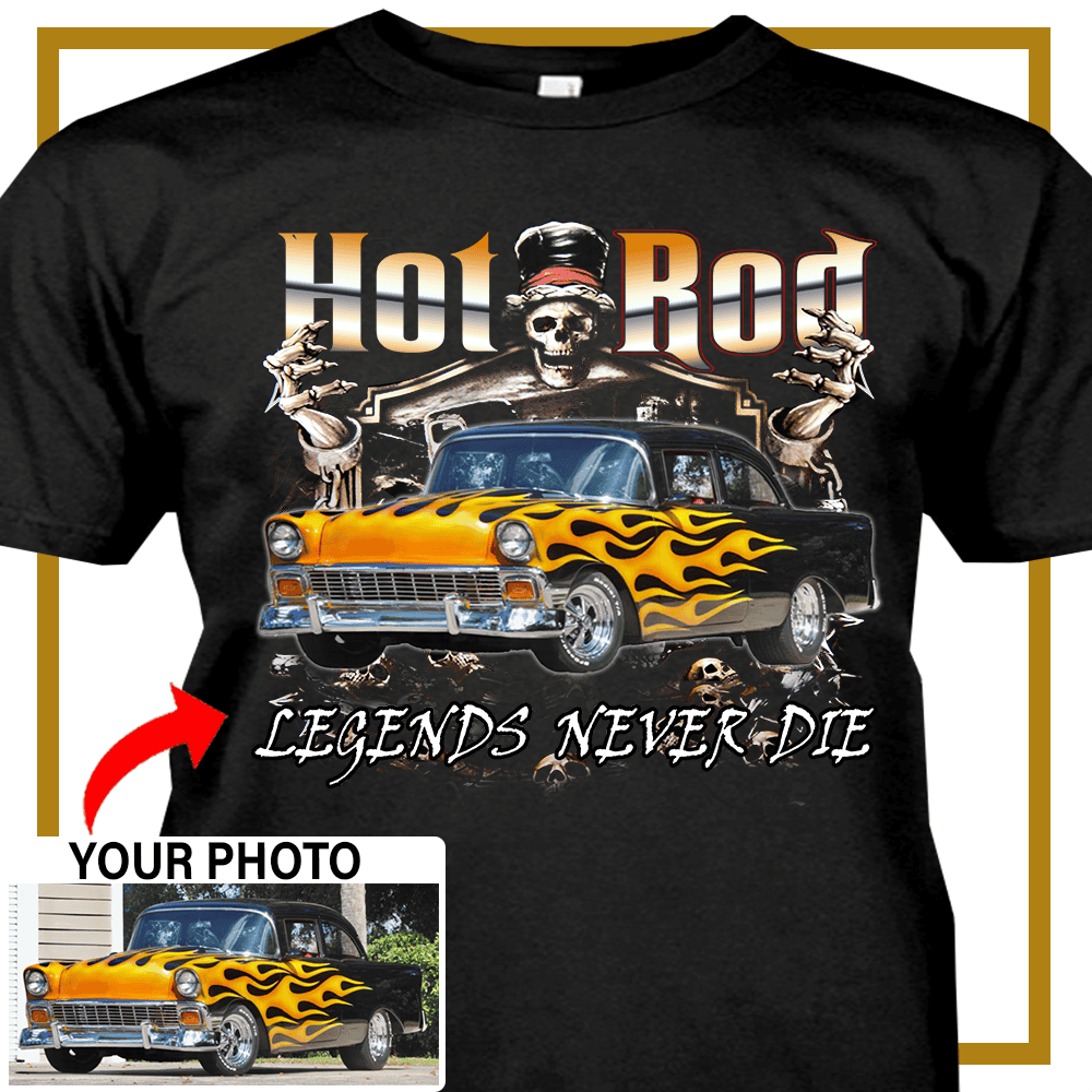 Hot Rod Custom Photo T-shirt, Hot Rod personalized t-shirt (HOT31