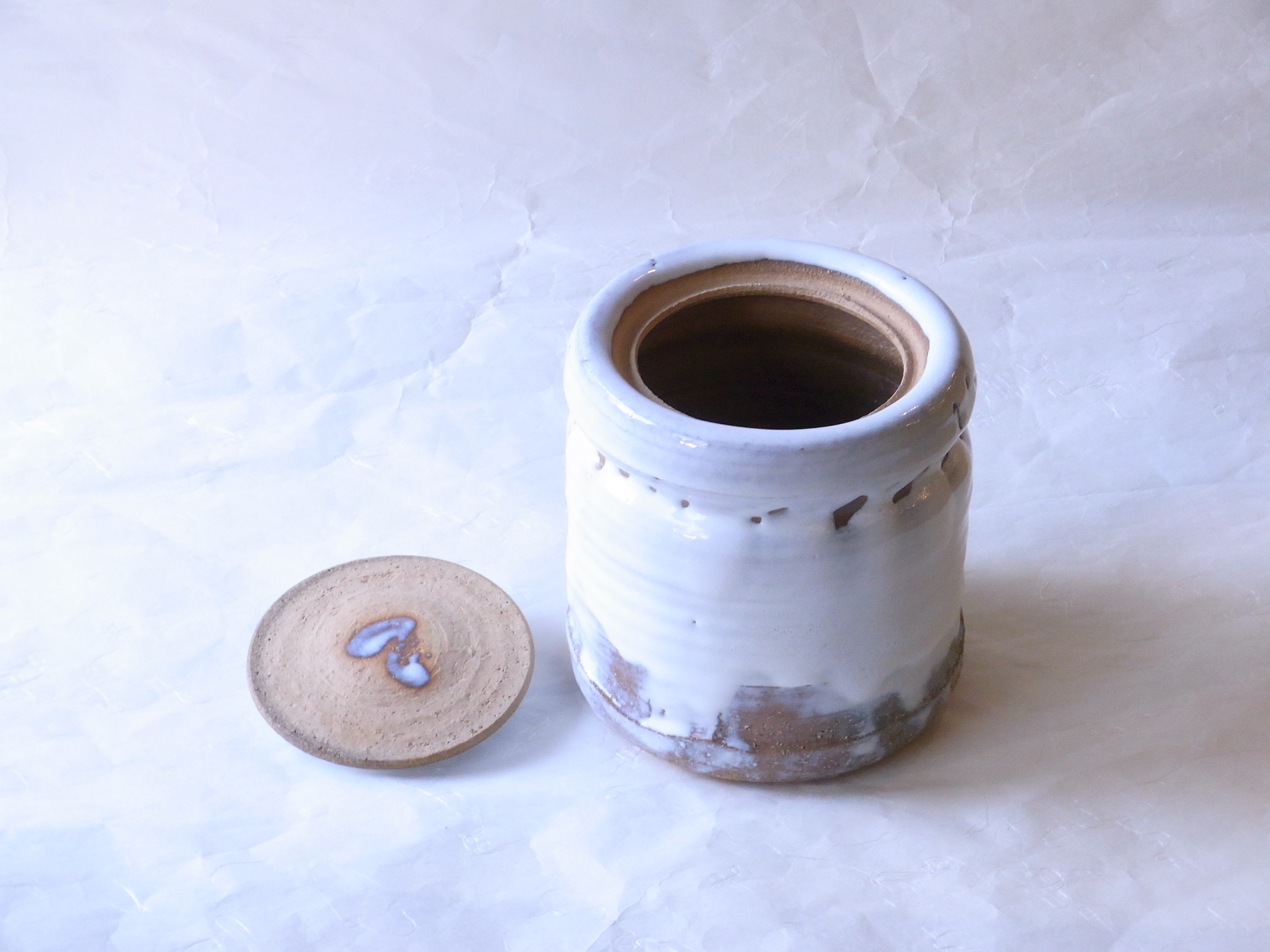 萩焼 林紅陽作 水指 萩焼 林紅陽 作 大井戸茶碗 | 小林漆