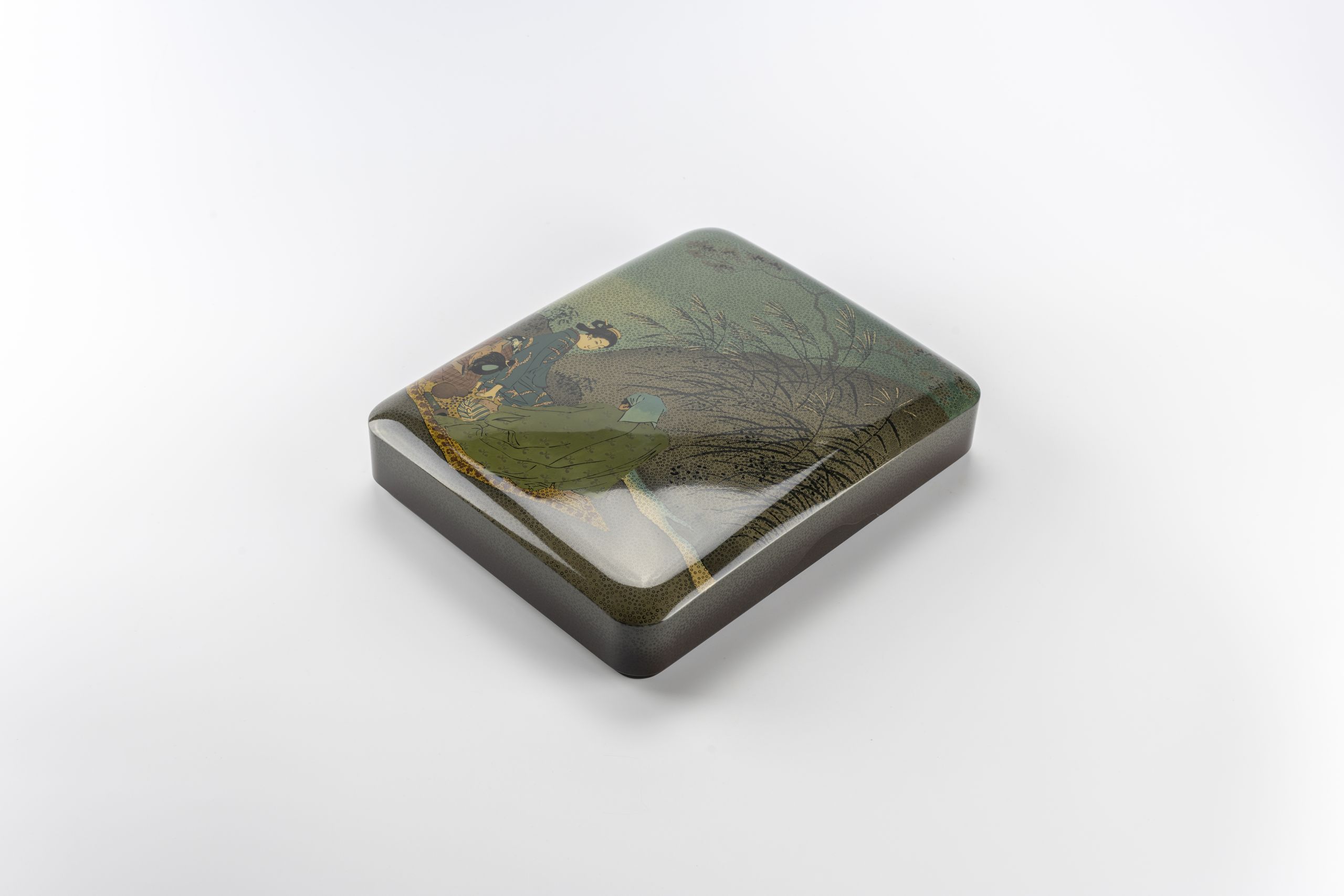 硯箱 七々子塗/浮世絵 | 津軽塗 小林漆器のネット通販