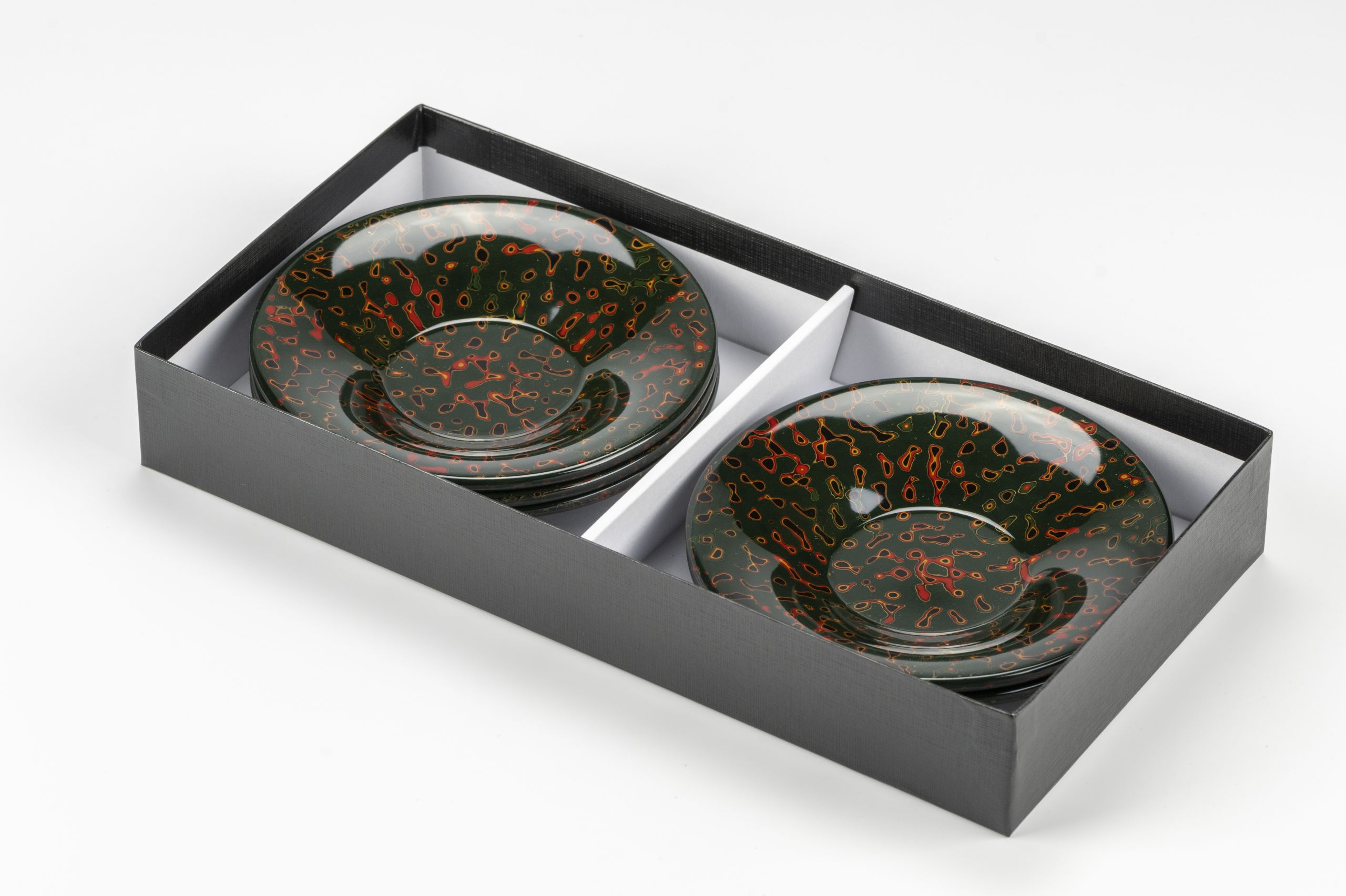 漆器 ホビー・楽器・アート ☆新品 昭和レトロ 木製 津軽塗 漆塗り