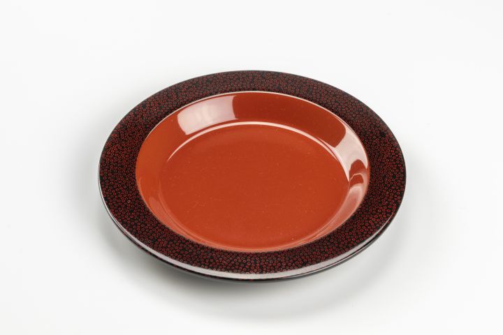 塗師橘屋友七 木皿 19枚 銘々皿 菓子皿 共箱 塗師橘屋友七 木皿 19枚