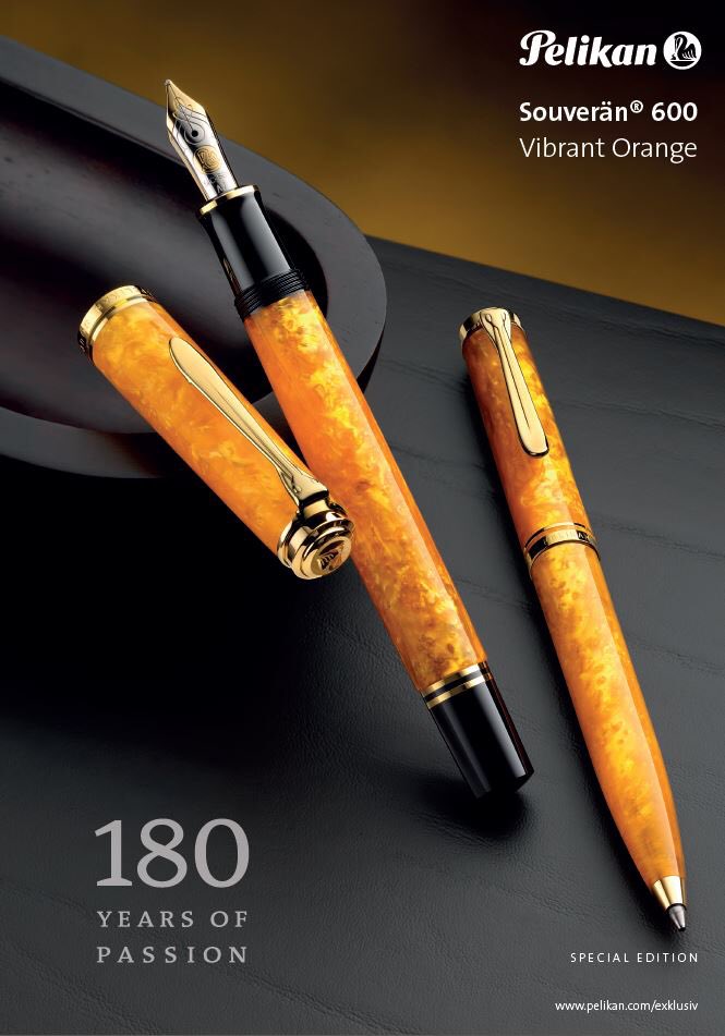 ペリカン特別生産品 スーベレーン600 ヴァイブラント オレンジご予約