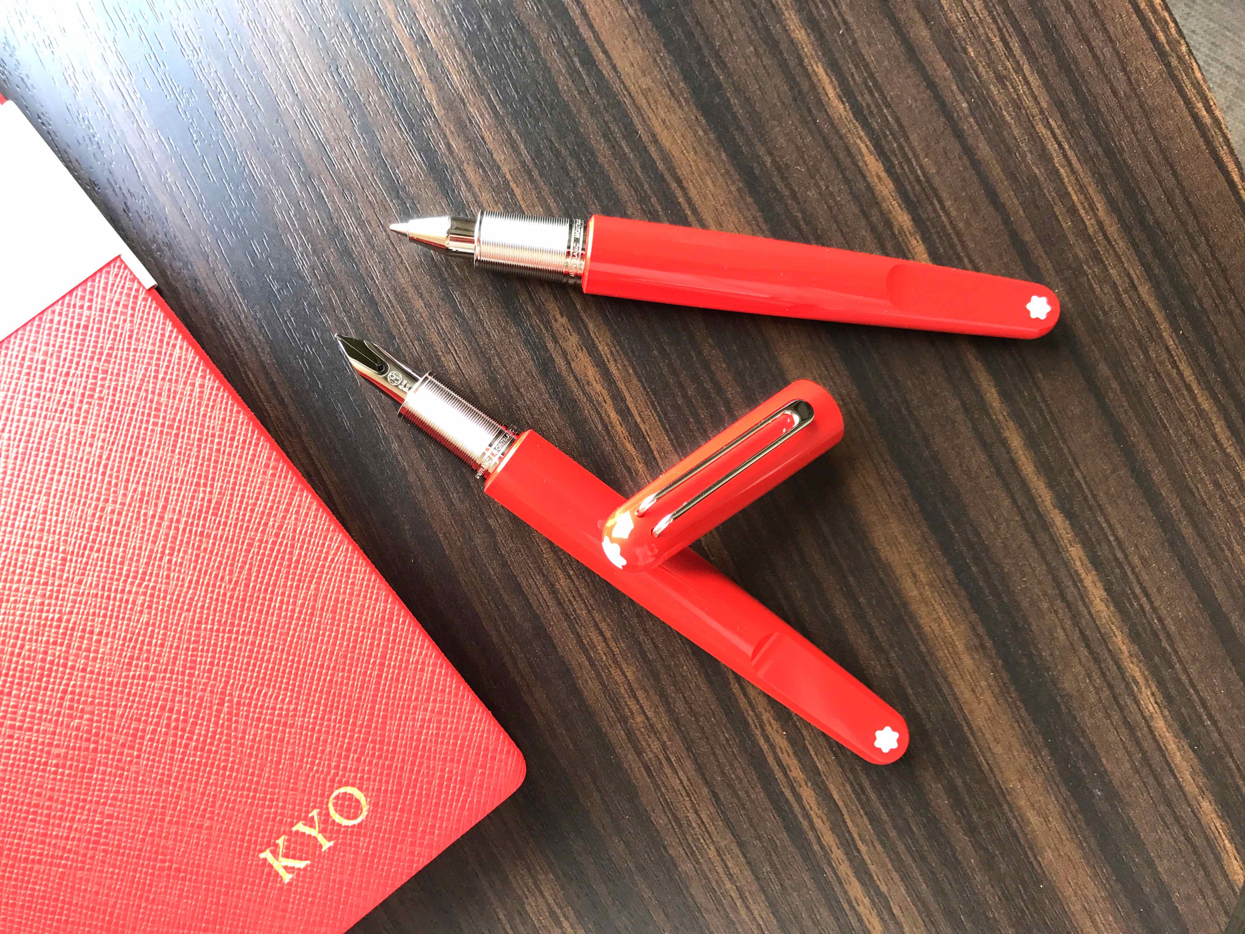 MONT BLANC M MDP RB レッド ボールペン マークニューソン