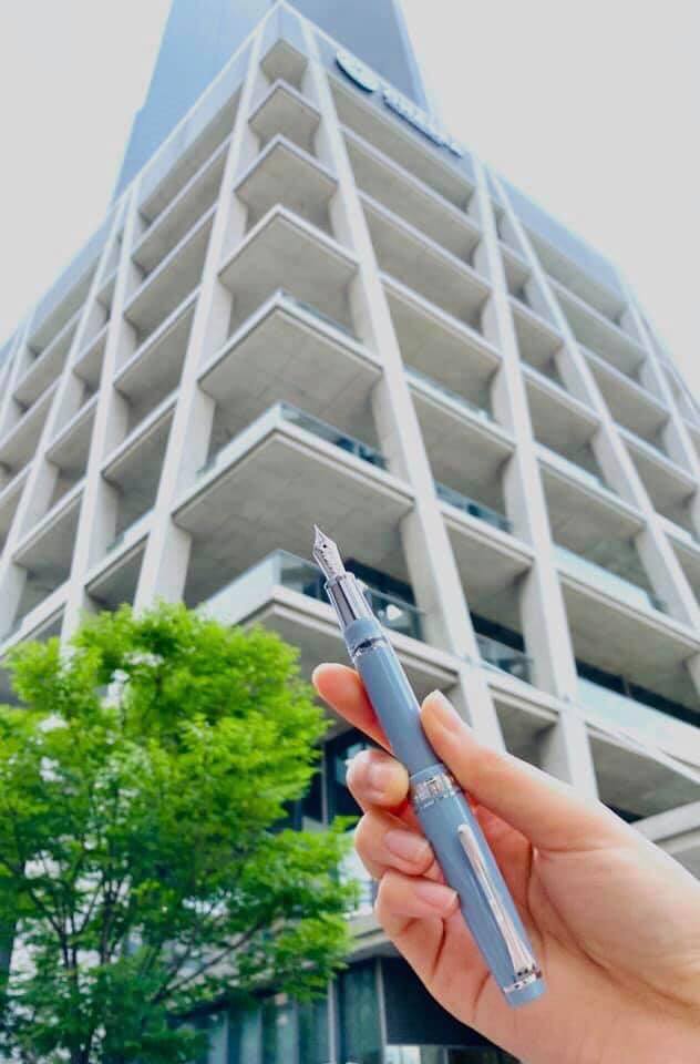 CHASKA Blue silver万年筆完成 | ナガサワ文具センター
