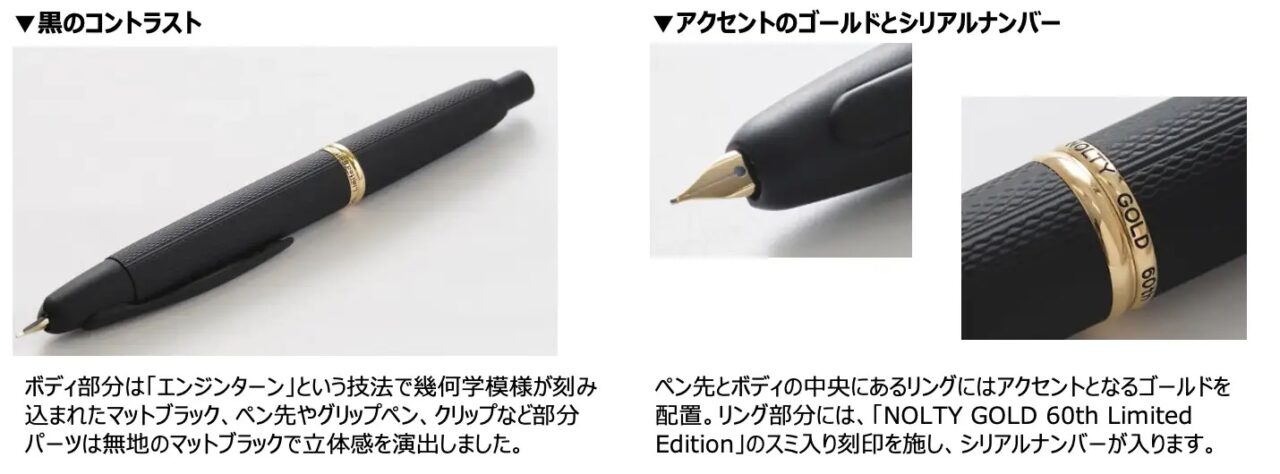 NOLTY能率手帳ゴールド誕生60周年 記念限定品 「能率手帳ゴールド60th