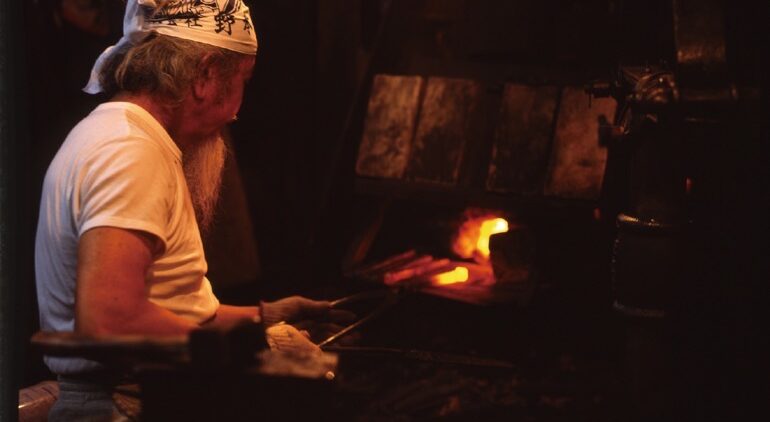 和釘 白鷹幸伯 鍛 松山城 大洲城 修復用和釘 千年の釘