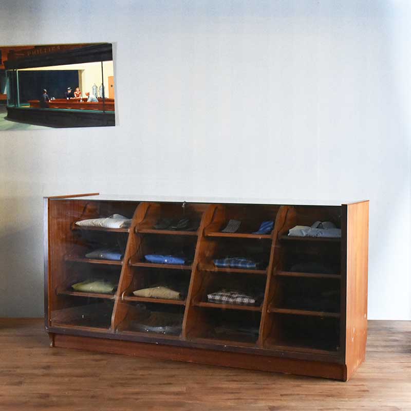 A.F.CORBETT社 英国アンティーク シャツケース ガラスショーケース