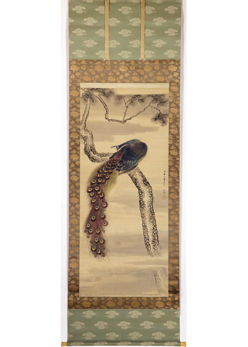Okamoto Shuki / Peacock and Pine | 古美術瀬戸
