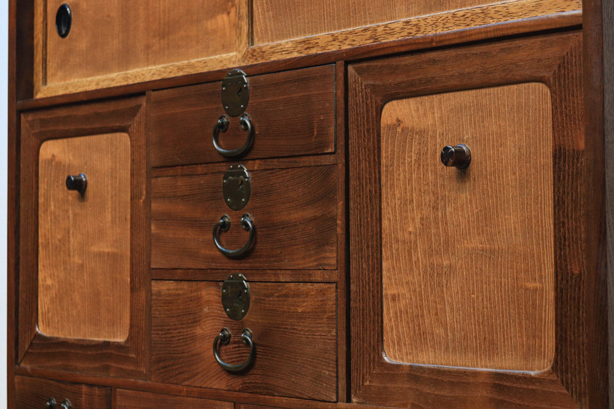 全面総桑材!! 素材の風合いが心地の良い収納箪笥 BB2228 – 古福庵