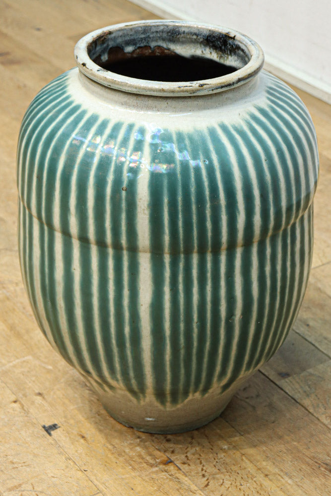 信楽焼 中壺 檜垣文壺〈信楽／〉 文化遺産オンライン