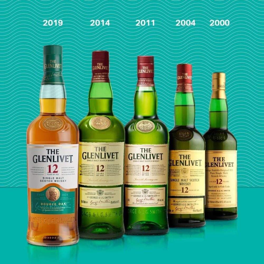 ◇注目! グレンリベット 旧ラベル 12年 500ml 43% ハイランドスコッチ