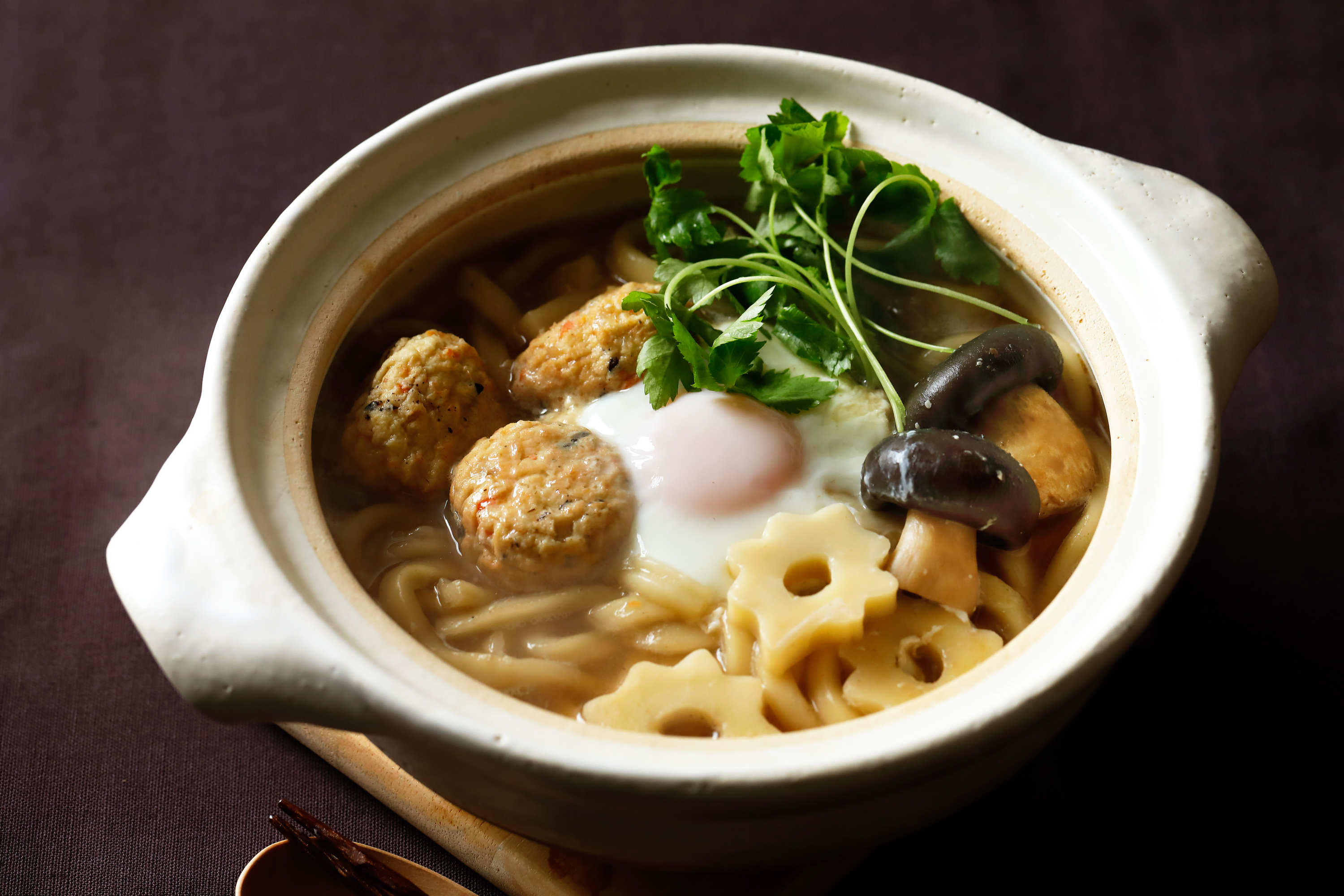糀だしで作る「鍋焼きうどん」（オレンジページ宮川京子さんのレシピ
