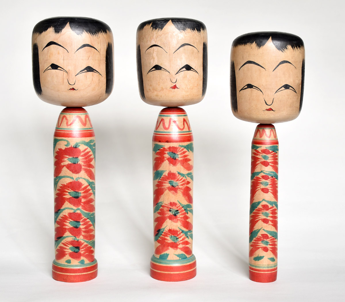 伝統こけし！肘折系佐藤一族10本