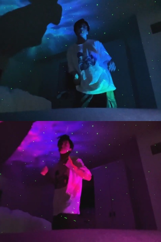 BTS ジョングク ムードランプ スピーカー オーロラランプ ルームランプ