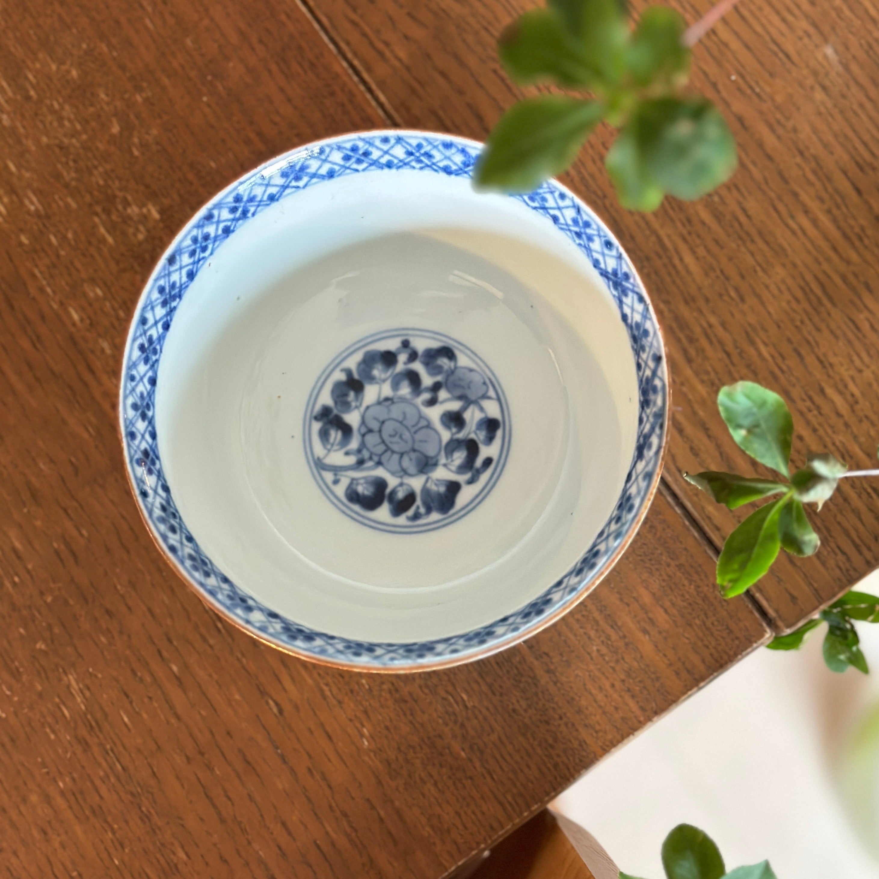 古伊万里青磁茶托(NO1)古伊万里皿古伊万里茶碗茶道具煎茶道具