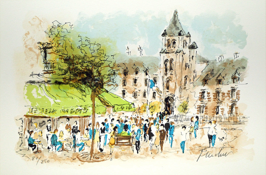 ウルバン・ウシェ（Urbain Huchet）「サンジェルマン・デ・プレ（パリ