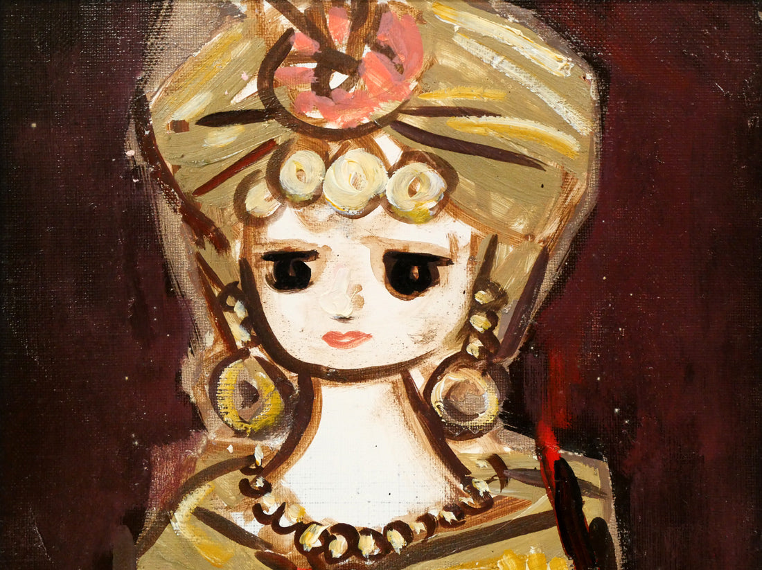 人物画#15 女性の肖像 油彩画 8号 F8 油絵 人物画#15 女性の肖像 油彩